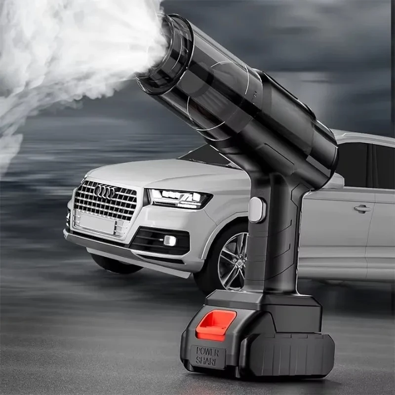 Household high power wireless lithium battery handheld car vacuum cleaner portable bagless dry function brushless motor