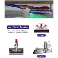 AT28-Direct-Drive, Quick-Release Soft-Bristle Floor & Carpet Brush For Dyson V15 V11 V10 V8, V7 Vacuum Cleaner Brush Head .