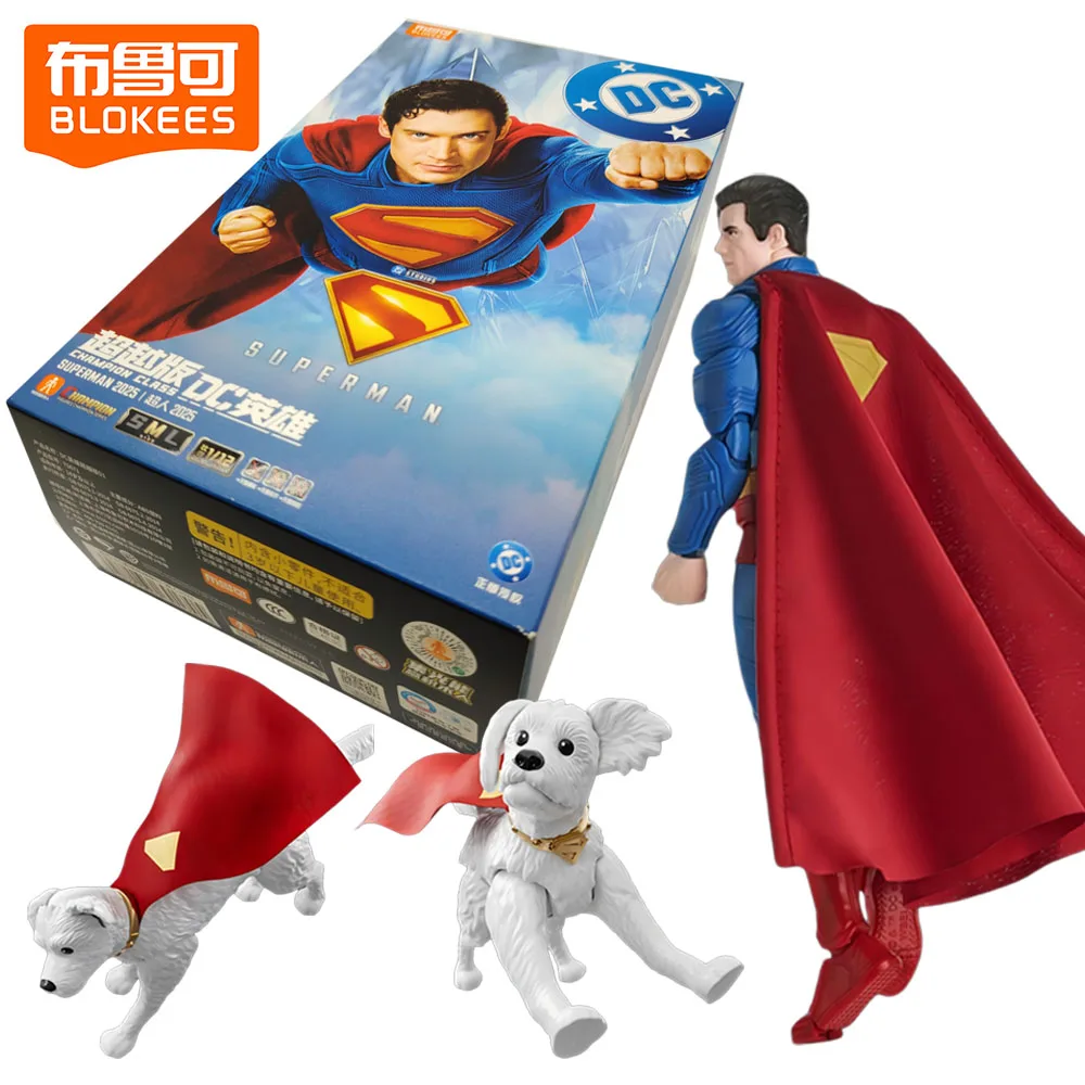 

New Original Blokees Superman 2025 Classic Class Series Action Figures Character Doll Collection Figurines Toys Birthday Gifts