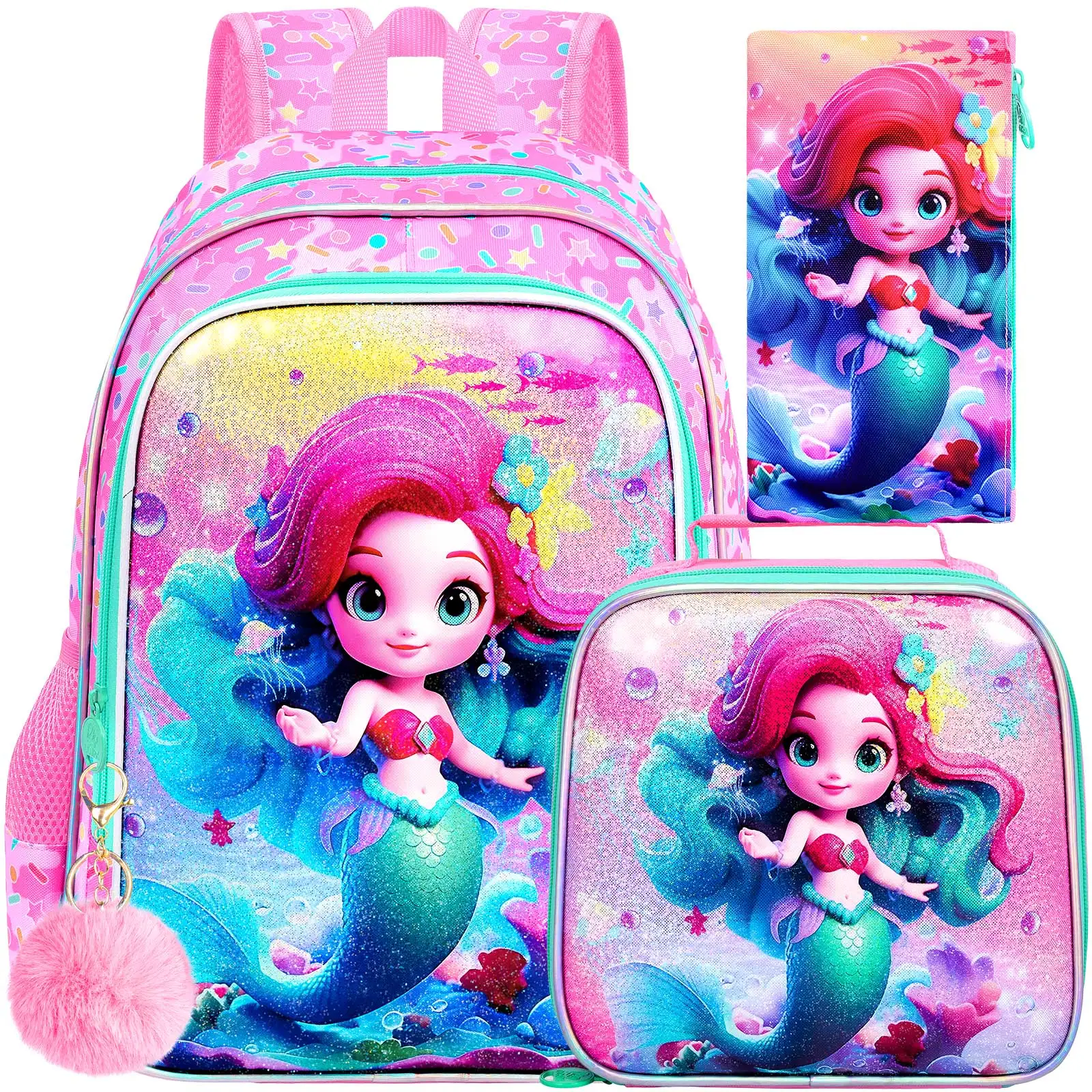 sac-a-dos-sirene-pour-filles-3-pieces-sac-a-dos-prescolaire-pour-enfants-de-16-pouces-avec-boite-a-lunch-sac-d'ecole-elementaire-mignon-pour-adolescents-et-enfants-de-maternelle