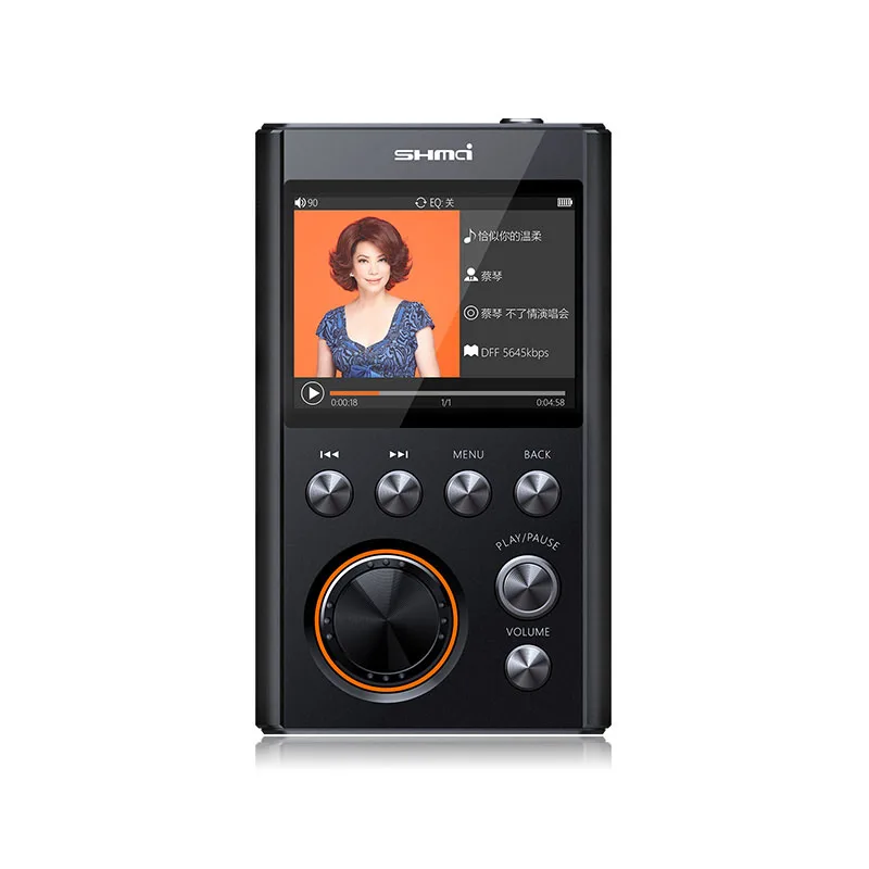 مشغل موسيقى Audiophile Mp3 Walkman يدعم Dsd256 Cue Split Track 24bit 192khz خط تشغيل فك التشفير بدون فقدان مخرج مزدوج #1