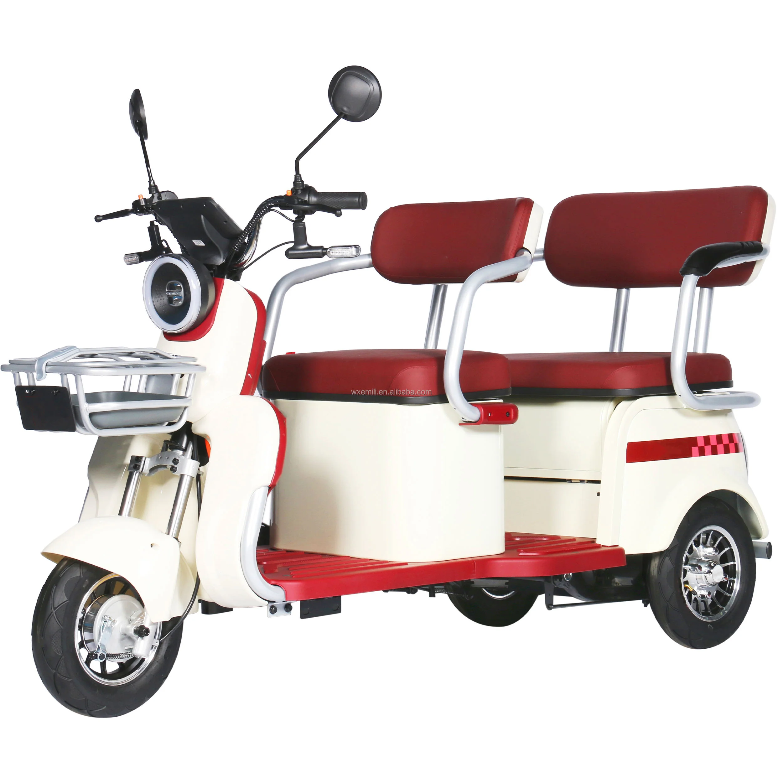 

Электрический тук-тук STLF 60В, настраиваемый, открытый, трехколесный, для перевозки пассажиров и грузов, для взрослых, сертифицирован ICAT, производство Китай