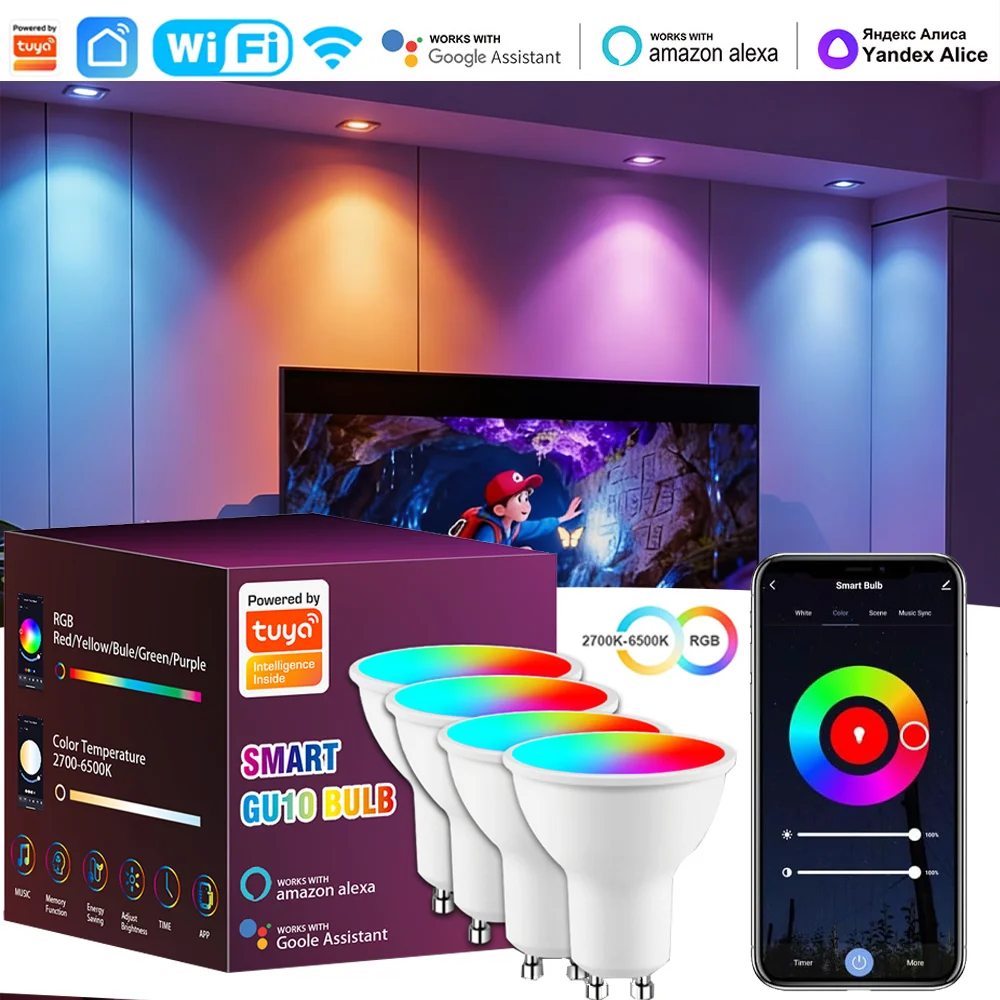 Tuya Smart GU10 Bul…