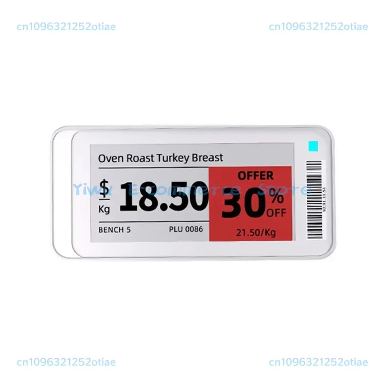 

Cheap 2.13-inch BLE 5.0 Technology Smart Retail Label Electronic Ink Display ESL Bakery Pet Store Electronic Shelf Label