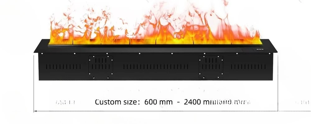 Best price 0.5m-2.5m large intelligent steam water vapor electrical remote control 3d atomizing electric fireplace