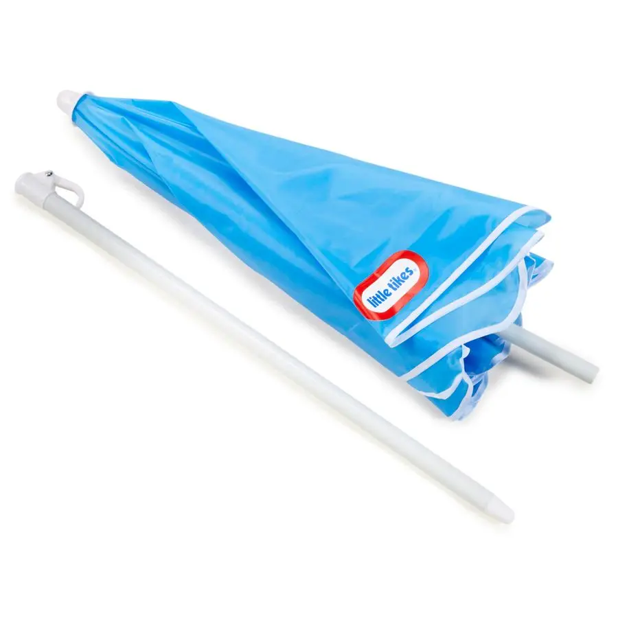 طاولة نزهة من إيزي ستور جونيور مع مظلة أزرق وأخضر #3