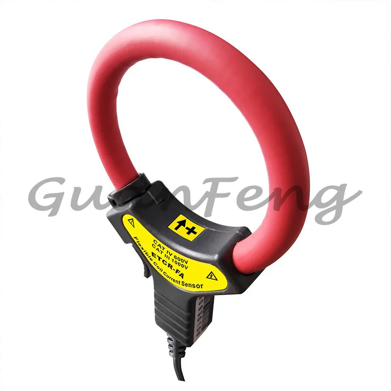 ETCR50FA ETCR100FA ETCR150FA ETCR200FA ETCR300FA Flexible Coil Current Sensor AC Current 1000A Max 10mA Resolution BNC Audio