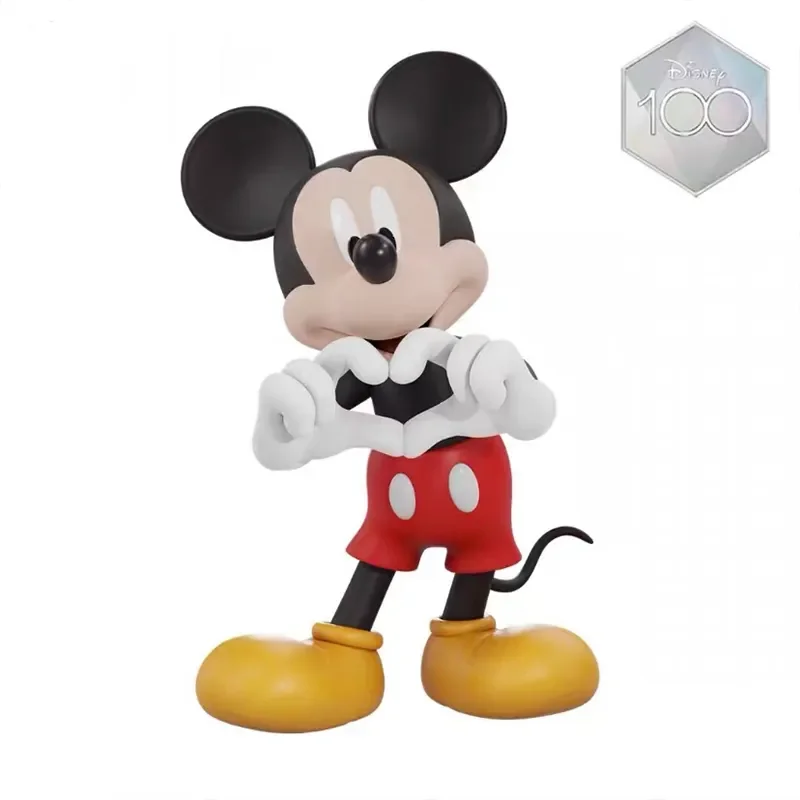 15cm Disney Than Mickey Classic Tide Hand-made Desktop Creative Ornaments Kawaii Pvc Doll Characters High-level Appearance Gifts