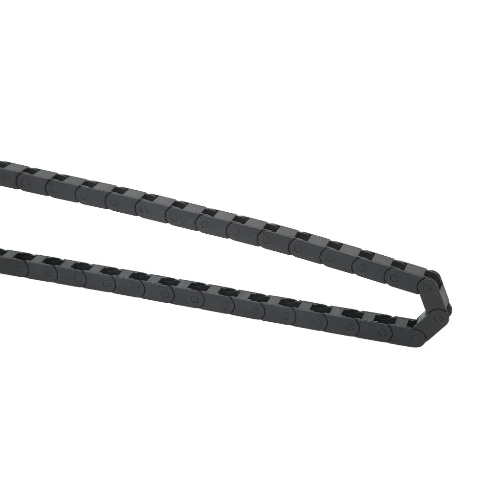 Durable 7X7mm Plastic Cable Chain 1 Meter Black Drag Chain Wire Chain CNC Machines