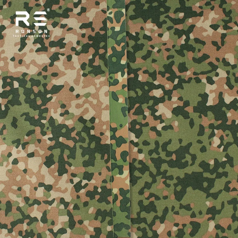 22MM Width Nylon Webbing Strap NFP-Multitone Camouflage Pattern Binding Tape Webbing with Near Infrared Compliant Durable Use