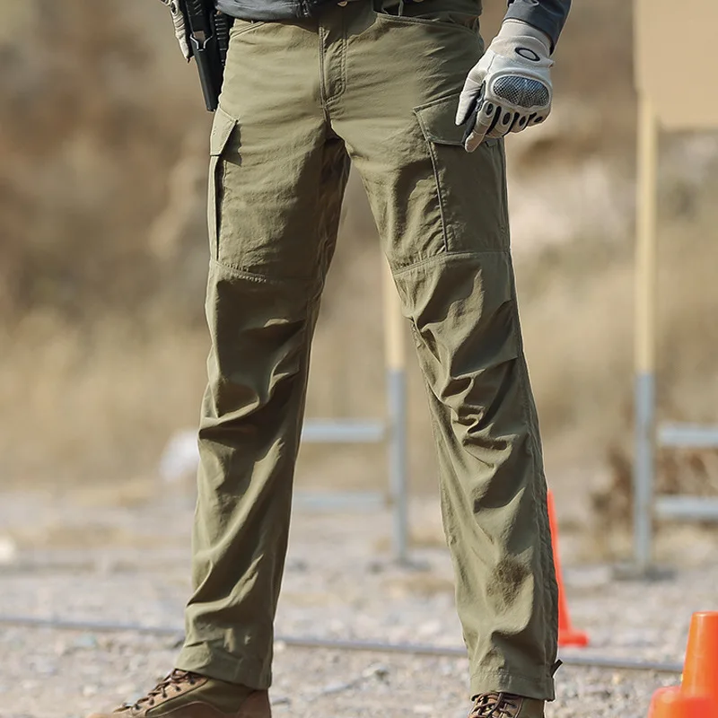 

Men's Outdoor Work Trousers Wear Resistant Spring Autumn Long Pants Faionable Urban Sle All Season Cotton Utili Pants