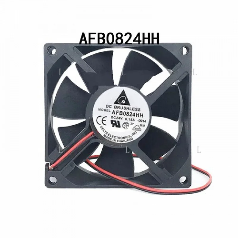 L untuk Delta 80*80*25mm AFB0824HH 24VDC 0.15A Kipas aliran aksial hemat energi asli