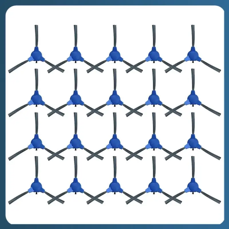 

AB02 20 Piece Spin Side Brush Accessories Blue Plastic Replacement Parts For Solac Lucid I10 Robot Vacuums