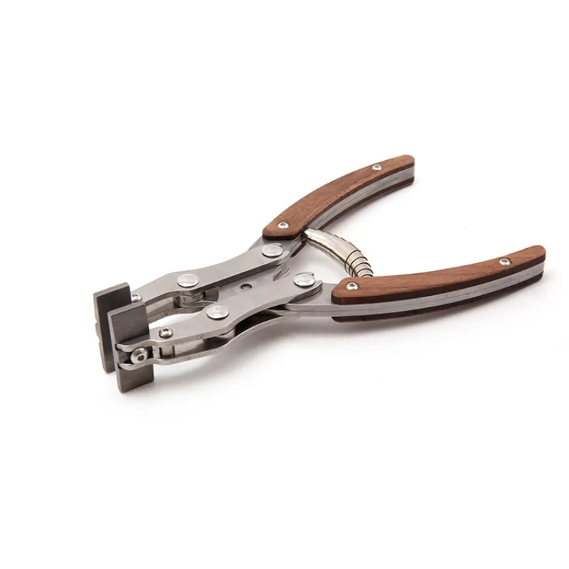 Leather Belt Cutter Handmade DIY Leather Strip Cutter Stainless Steel Parallel Pliers Leather Craft Spring Pliers