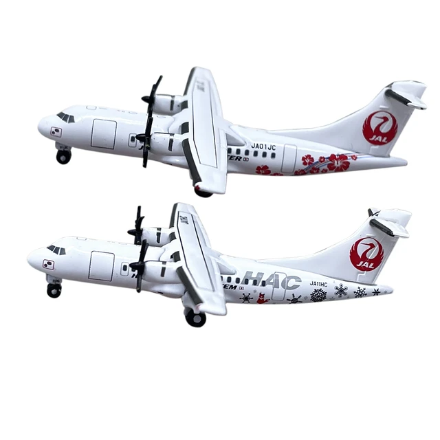 1:400スケール日本航空ATR42-600旅客ジェットJA01JC合金ダイキャスト航空機モデル2完了旅客飛行機モデル - AliExpress