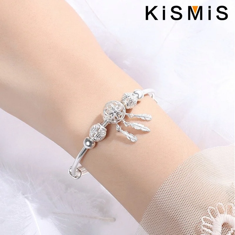 Women Adjustable Dream Catcher Charm Bangle Bracelet Fashion Jewelry Gift Accessories Pack 1 Piece