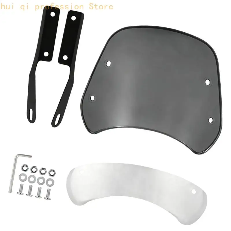 Vierloch-Motorrad-Scheinwerfer-Windschutzscheibe mit Halterung für Modifikation H8WE – Detail 7