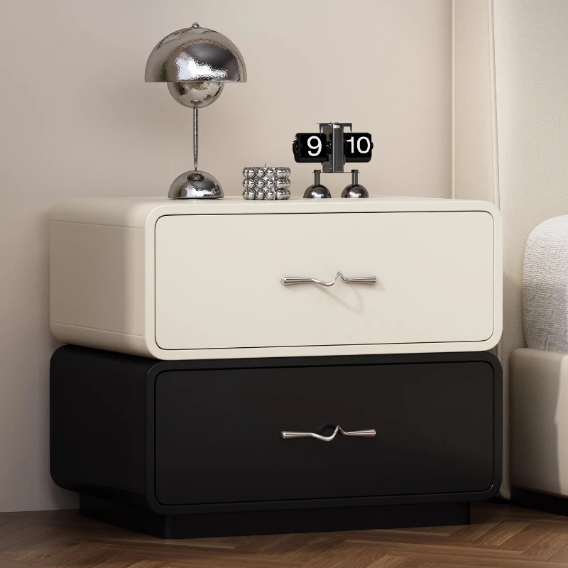 

Vintage Night Stand Bedside Table Distressed Wood Finish Bedroom Antique White Drawers Mesitas De Noche Dormitorio Furniture