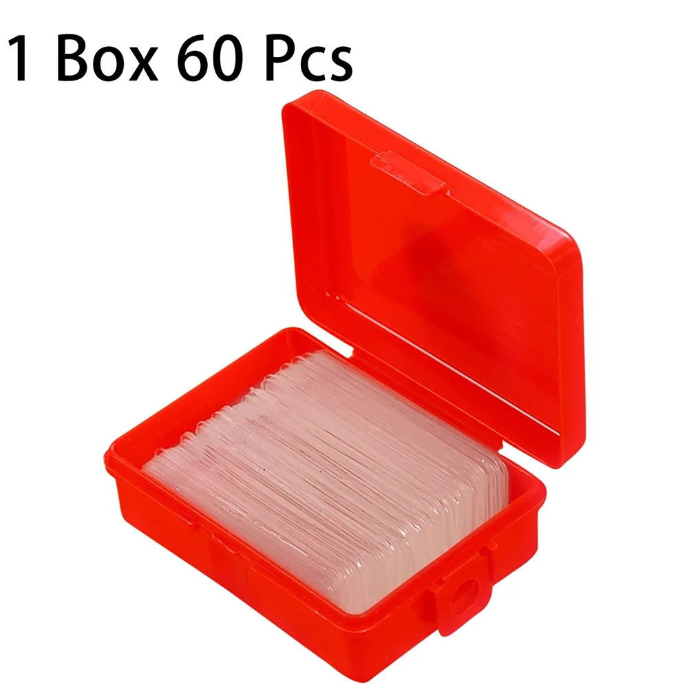 Fita adesiva 1,5 cm x 5cm, 60/120/180pcs, acessórios de dupla face, mármore, multi-função, reutilizável, pvc