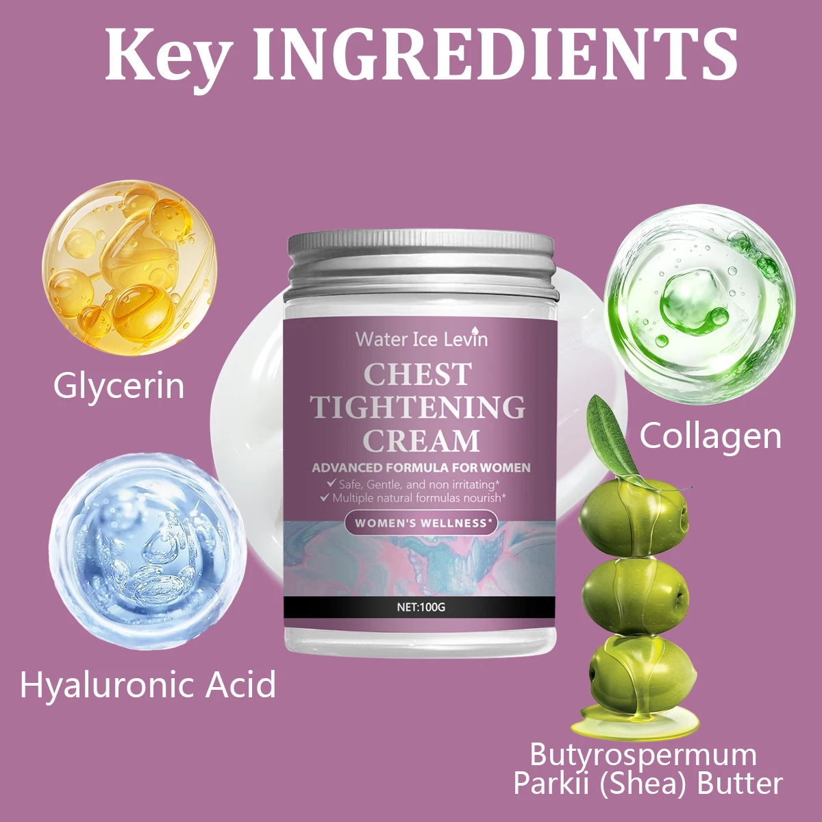 كريم ت Tightening الصدر - ترطيب عميق - نعومة فورية - بشرة مشدودة ونضرة