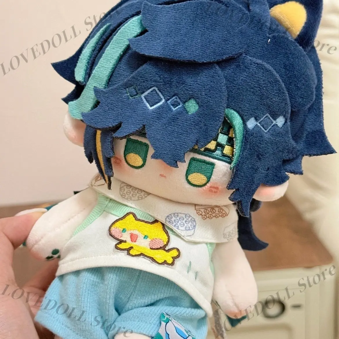 

Плюшевая игрушка-брелок Genshin Impact Кинич, хлопковая кукла, косплей, ручная работа, декор, подарок, Q-версия, коллекционная, 20 см