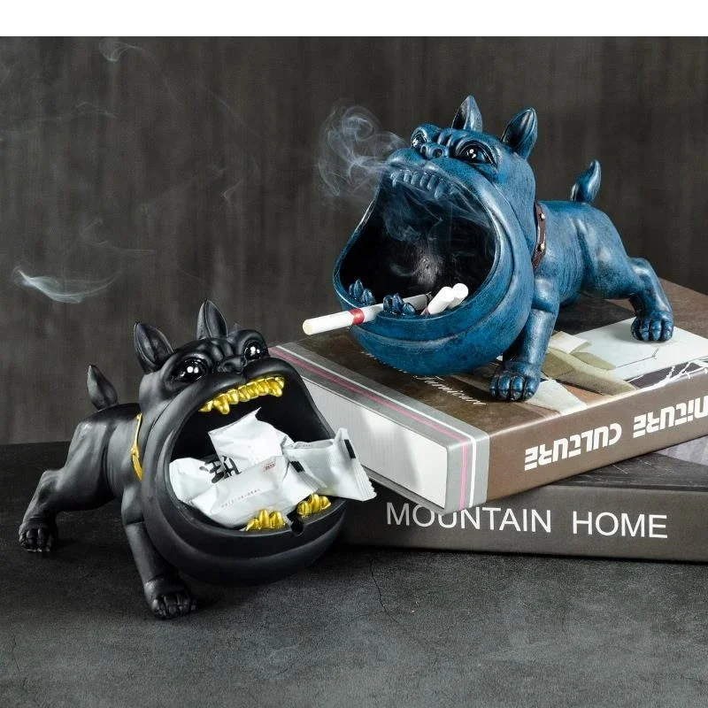 resin-animal-cartoon-dog-ashtray-multifunctional-small-object-storage-household-large-capacity-car-windproof
