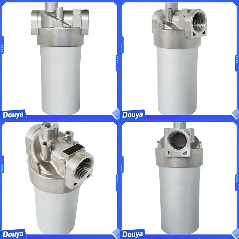New JUNWAVE Factory Direct Supply Industrial Oil Filter Hydraulic Aluminium Alloy Filter Housing Lightweight 3kg Taiwan Made