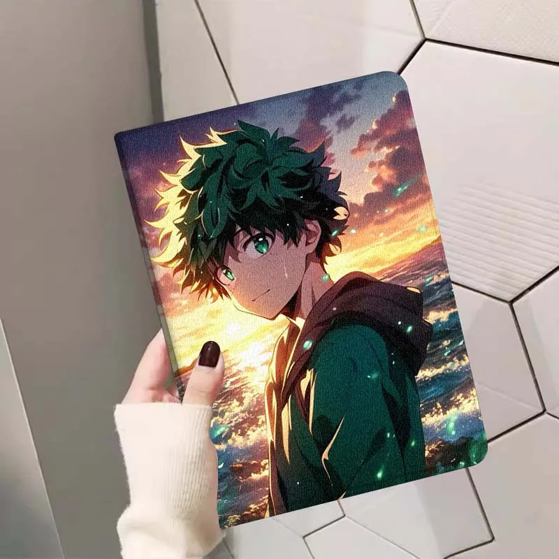 حافظة كمبيوتر لوحي My Hero Academia مشهورة لهاتف سامسونج جالاكسي تاب A7 A A8 A9 A11 S6 S11 10.1 10.4 10.5 بوصة Lite PLUS