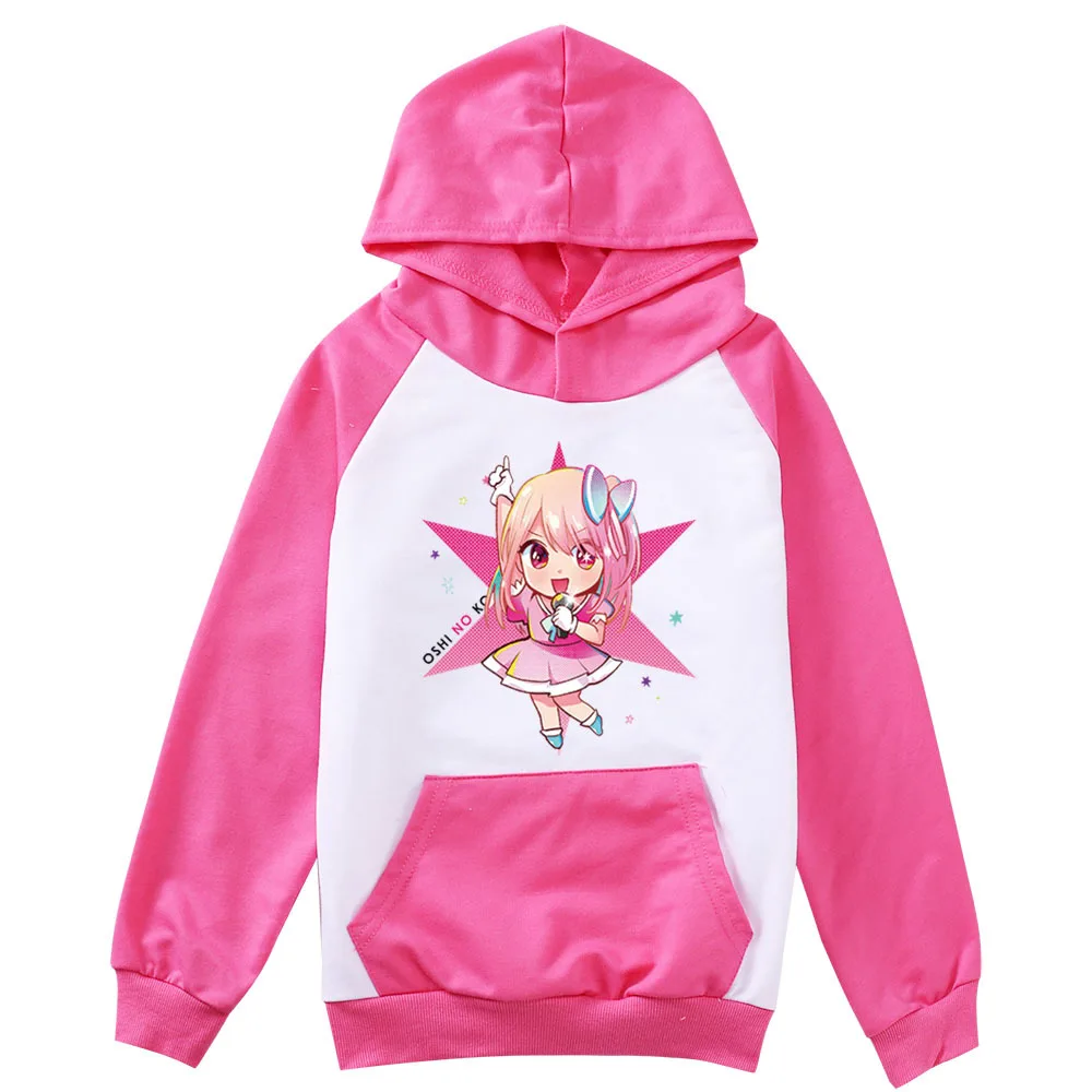 

Anime Oshi No Ko Hoodie Kids Ai Ruby Akane Aquamarine Hoshino Clothes Baby Girls Clothes Youth Boys Fashion Sweatshirts Outwear