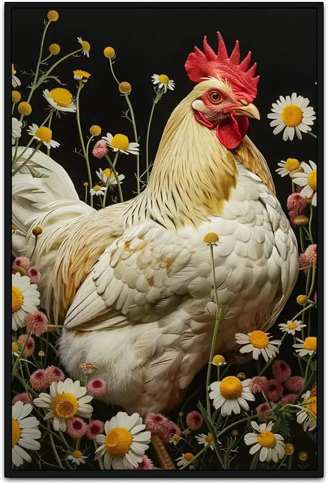 Hen And Chrysanthem…