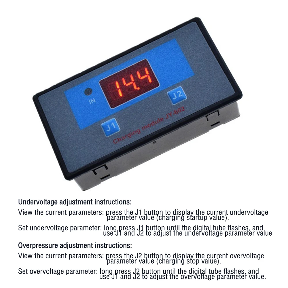 DC 12V 20A Battery Charger Discharger Control Switch Undervoltage Overvoltage Protection Board Auto Cut Off Disconnect Controlle