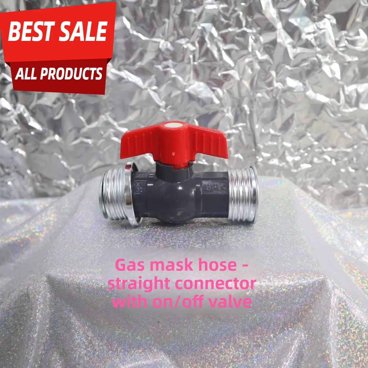 Latex mask switch valve through accessories, connectors