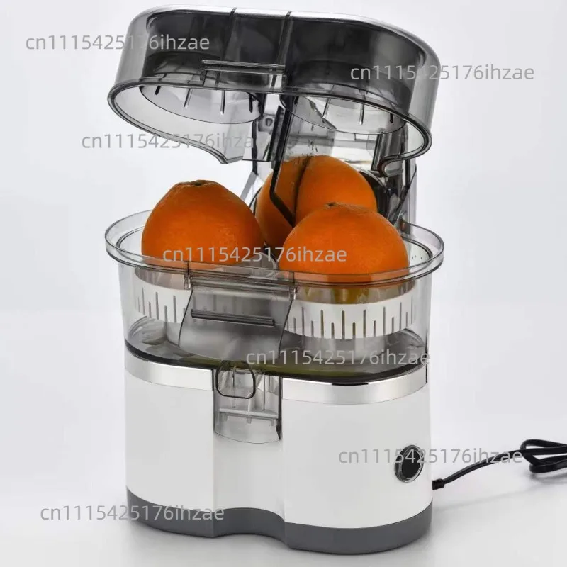 Dual Head Automatic Citrus Juicer Machine, Electric Lemon Orange Press with Pulp Separation for Home Kitchen Use view 4