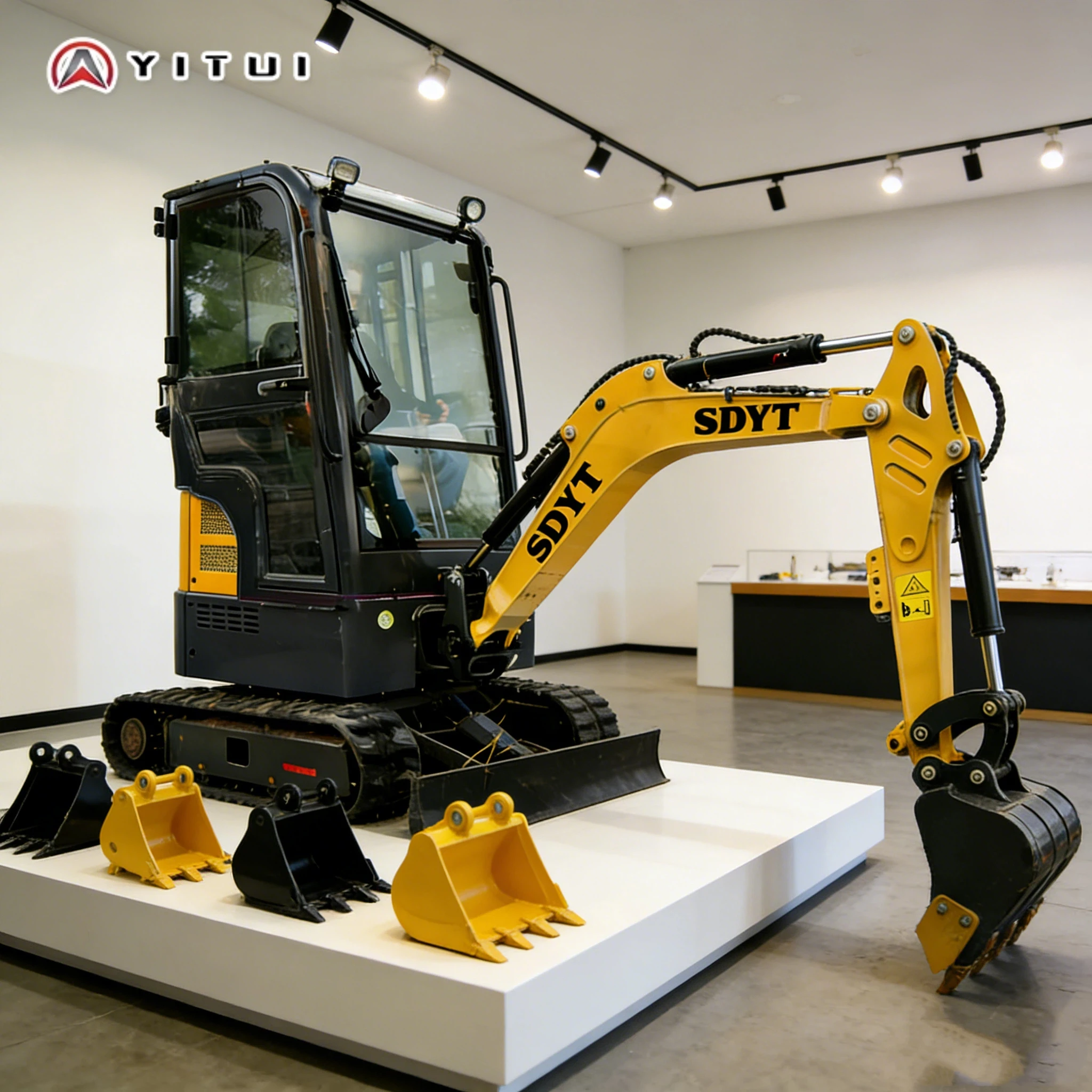 

Мини-экскаватор 2026 года с мощным дизельным двигателем, многофункциональный малогабаритный экскаватор для сада, фермы, строительства, сертифицированный CE/EPA, под заказ