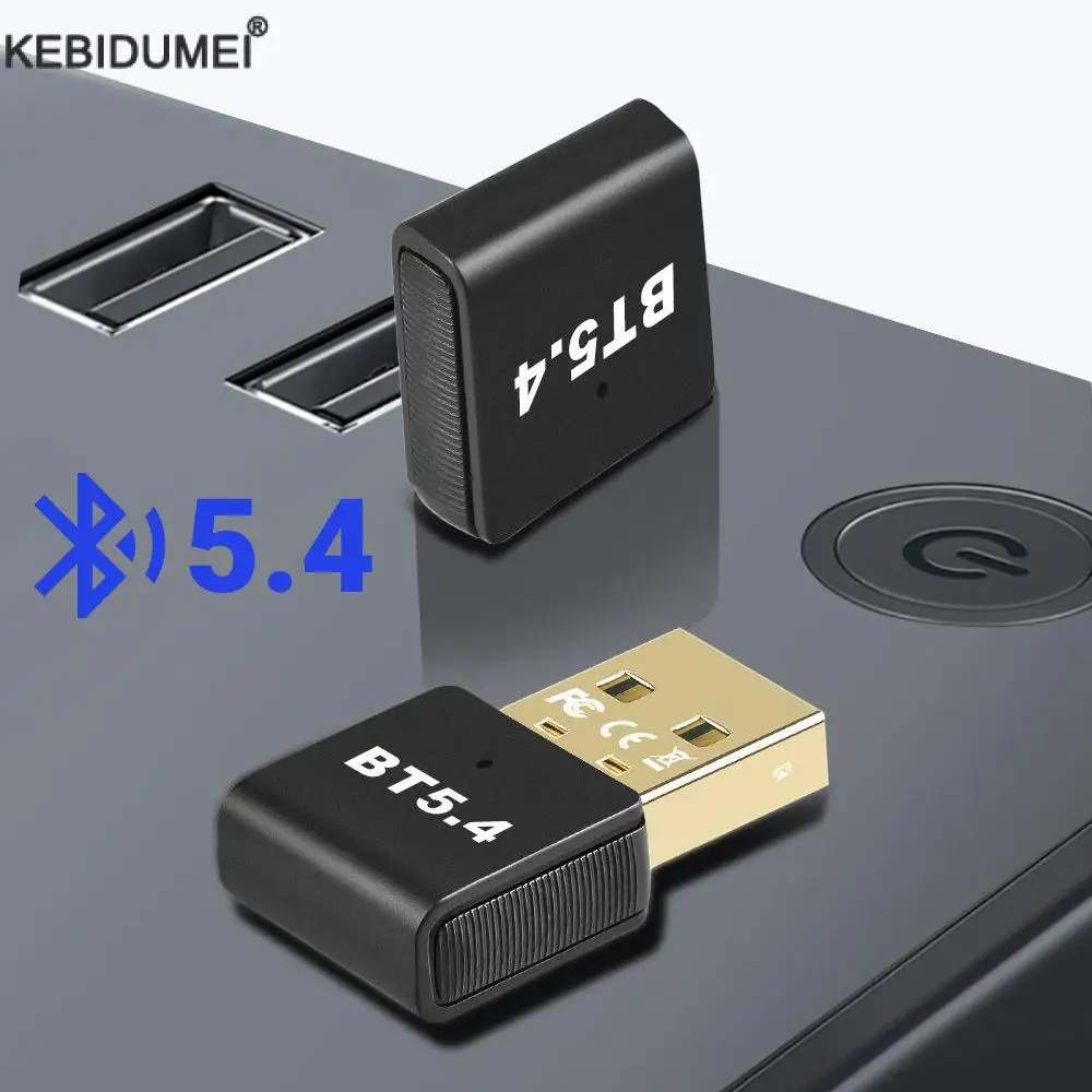 USB Bluetooth 5.4 5.3 Adapter Aux Audio Receiver Transmitter For PC Speaker Laptop Soundbox Wireless Mouse USB Transmitter