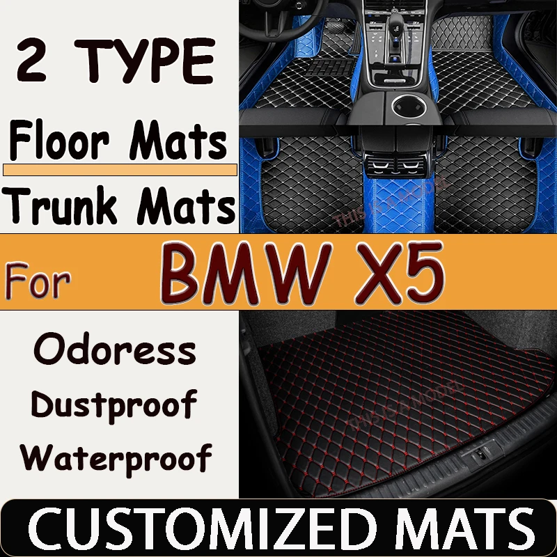 

Car floor mats for BMW X5（FIVE SEATS）E70 2008 2009 2010 2011 2012 2013 Custom auto foot Pads automobile carpet cover