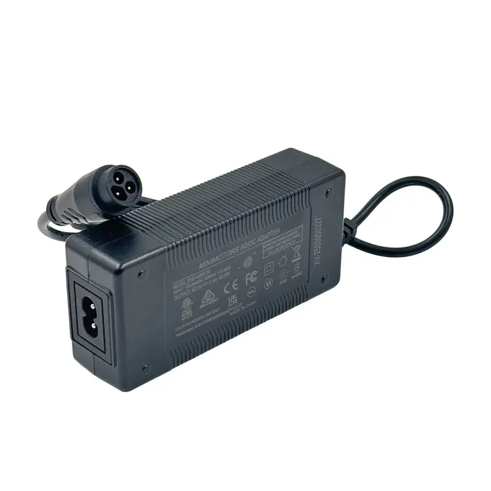 Original Minimotors Charger Adapter 42V 1.5A LP16 Connector Standard Charger For 36V Battery Dualtron Togo Electric Scooter