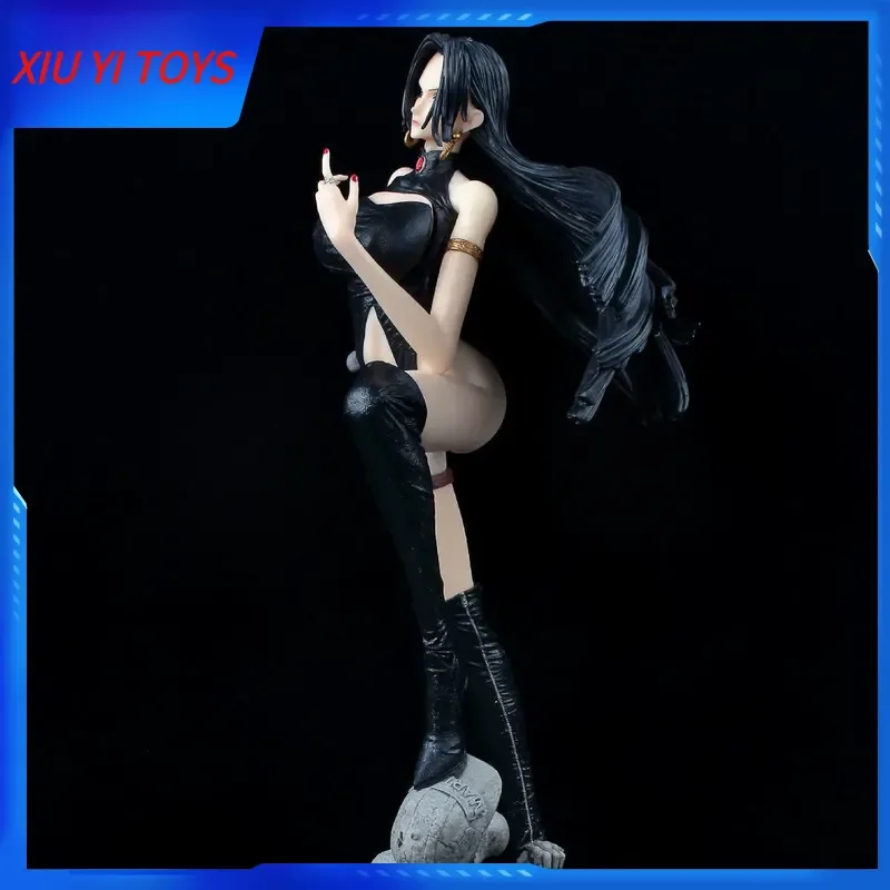 

Цельный 48 см Hancock в колготках, стоящее положение, аниме, фигурка девушки, модель Gk, коллекция статуй, украшение для рабочего стола, орнамент, игрушки