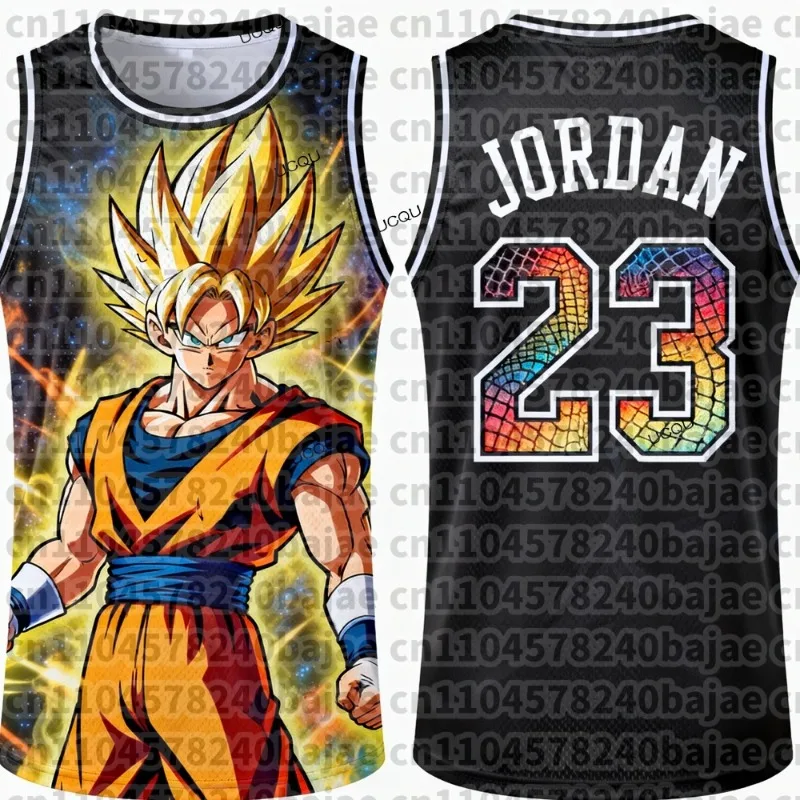 Nueva Camiseta de Baloncesto Edición Especial Vegeta de Dragon Ball Z 2026, Camiseta Deportiva Jordan para Hombre Adulto, Conjunto de Camiseta Especial para Niños