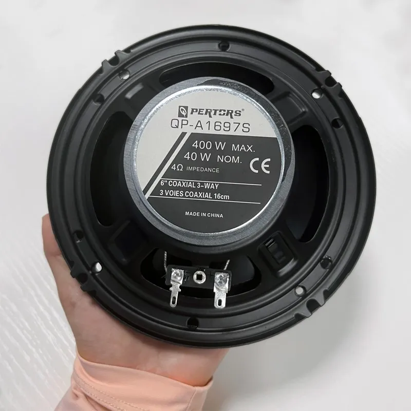 6 Inch Car Speakers 400W 3-Way Vehicle Door Audio Music Stereo Subwoofer Full Range Frequency Universal Automotive Speaker