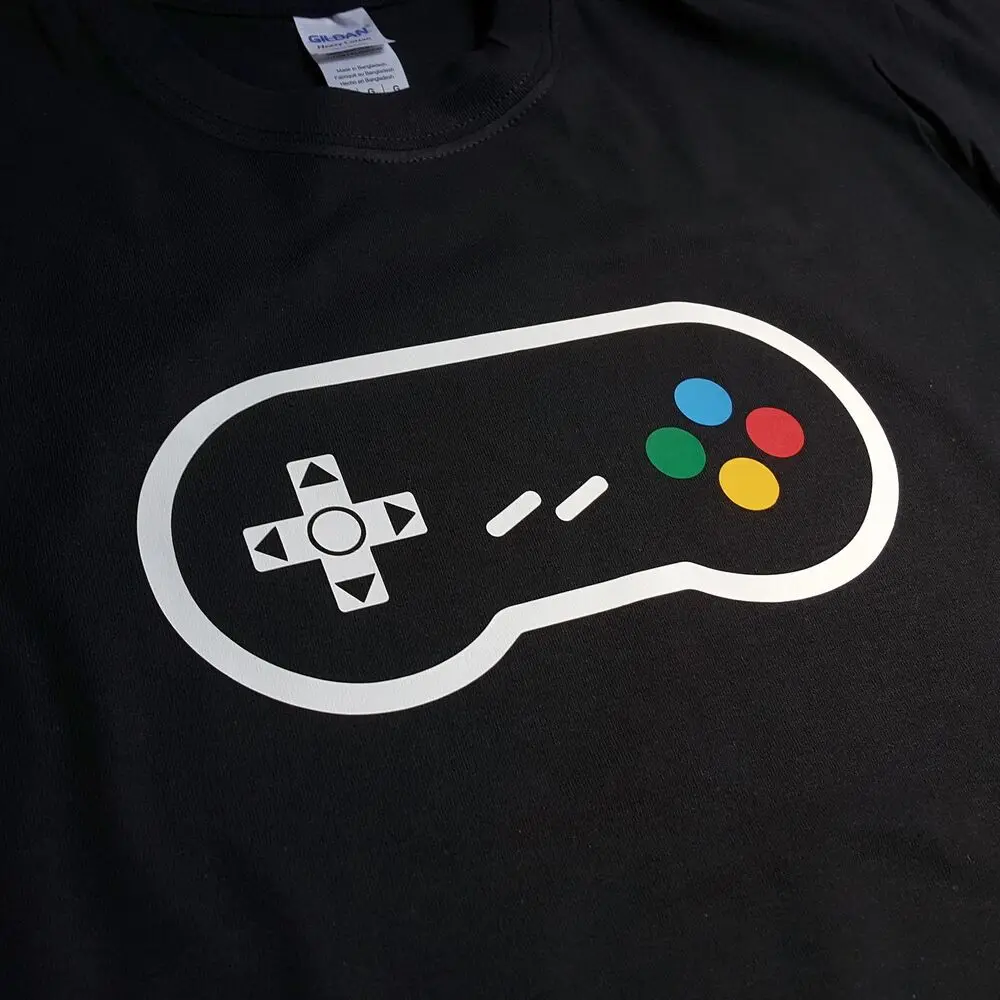 SNES Inspired Joypad With Colour Buttons T-Shirt