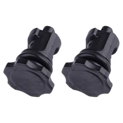 2Pcs Transmission Oil Dipstick Filler Cap Cover Plug Fit for Chrysler 200 Dodge Ram Jeep Wrangler Liberty 04591959AA 5105718AB