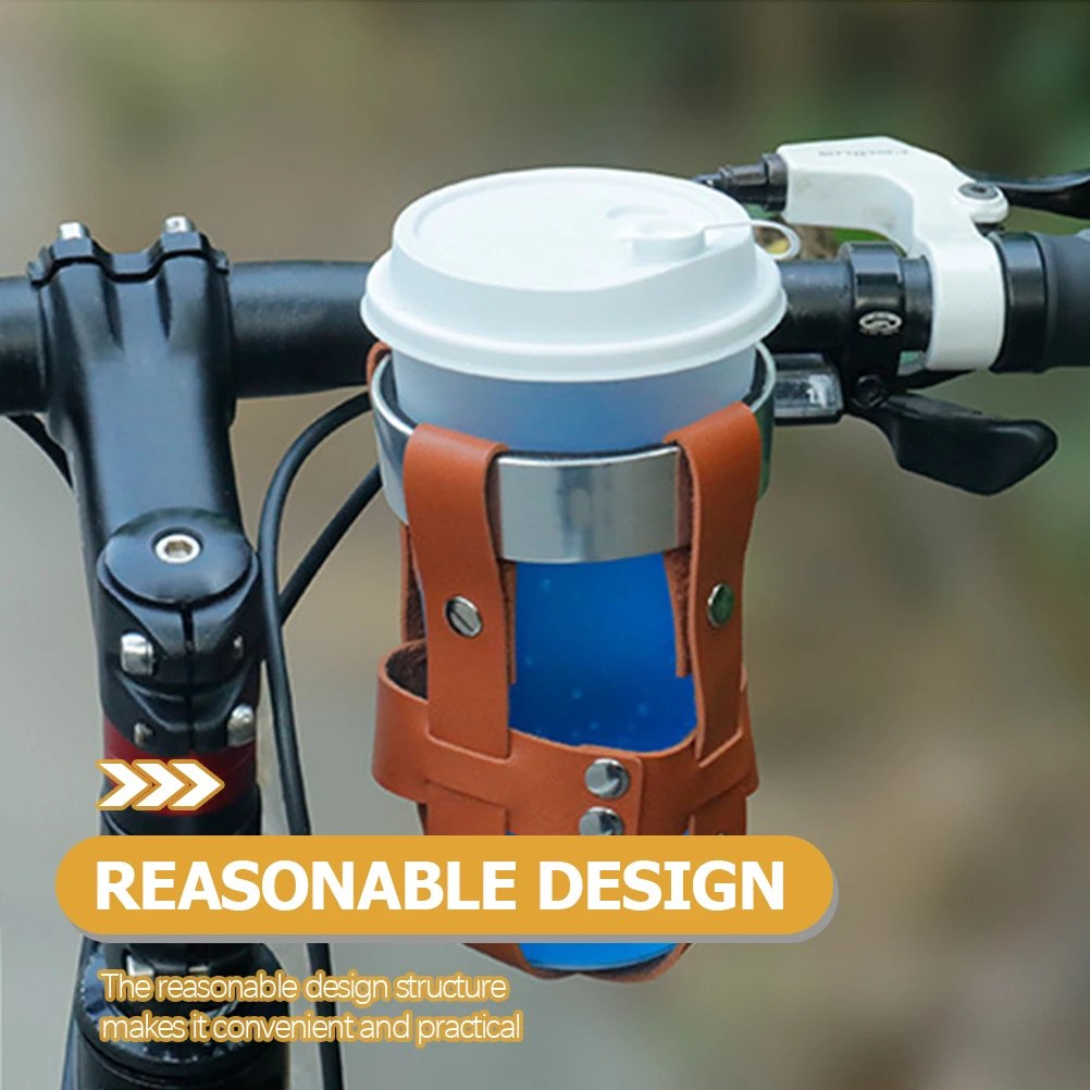 

Bicycle Water Bottle Holder Retro Cup Rack for Handlebar Adjustable Bike Supplies Cycling Beverage Rack