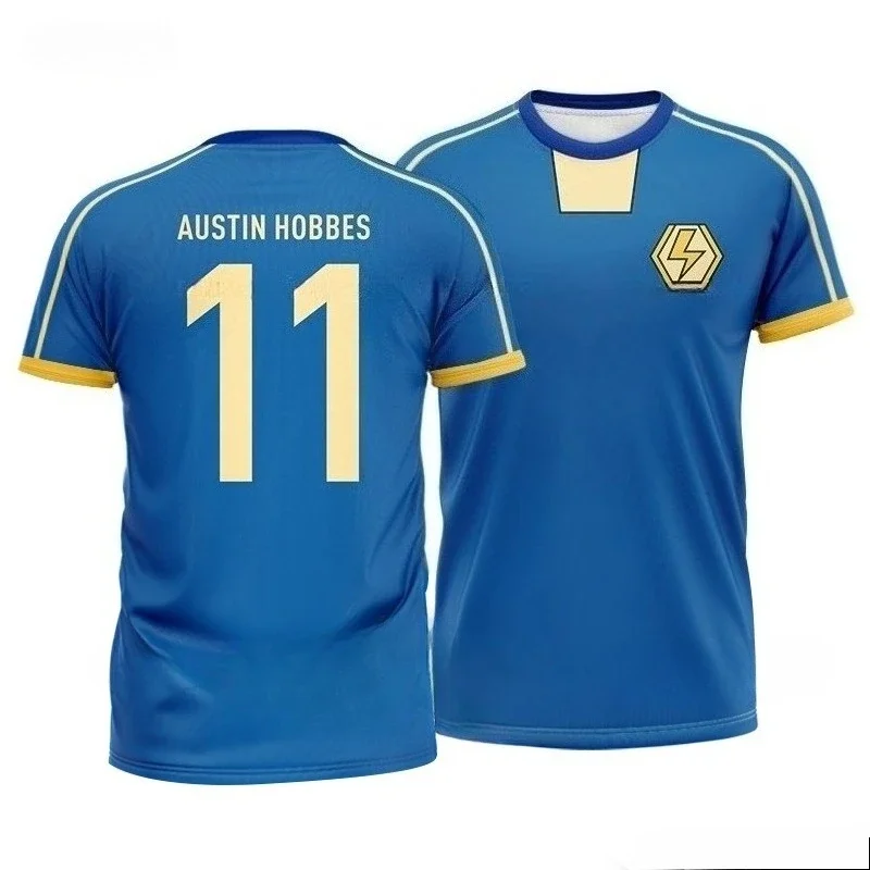 

Винтажная футболка Inazuma Eleven Kaio для косплея, аниме-футболка, форма футбольной команды, летняя спортивная футболка для мужчин и женщин, костюм для серфинга, пляжная одежда