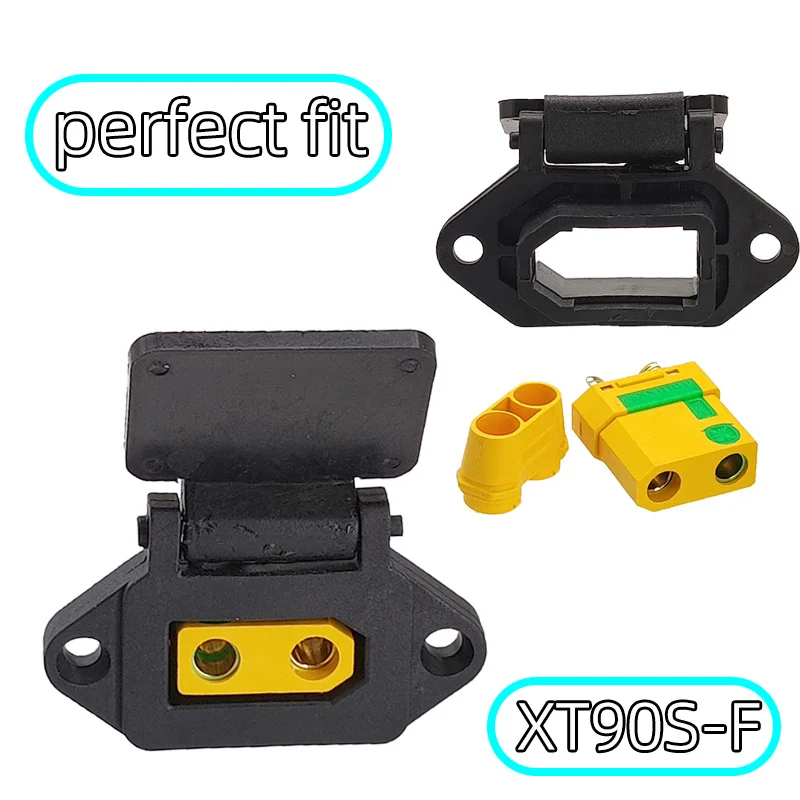 Amass XT90 Male Charger Plug Modified Power Tools/Electric Motorcycle Li-ion Battery Connector Power Supply Charging Port