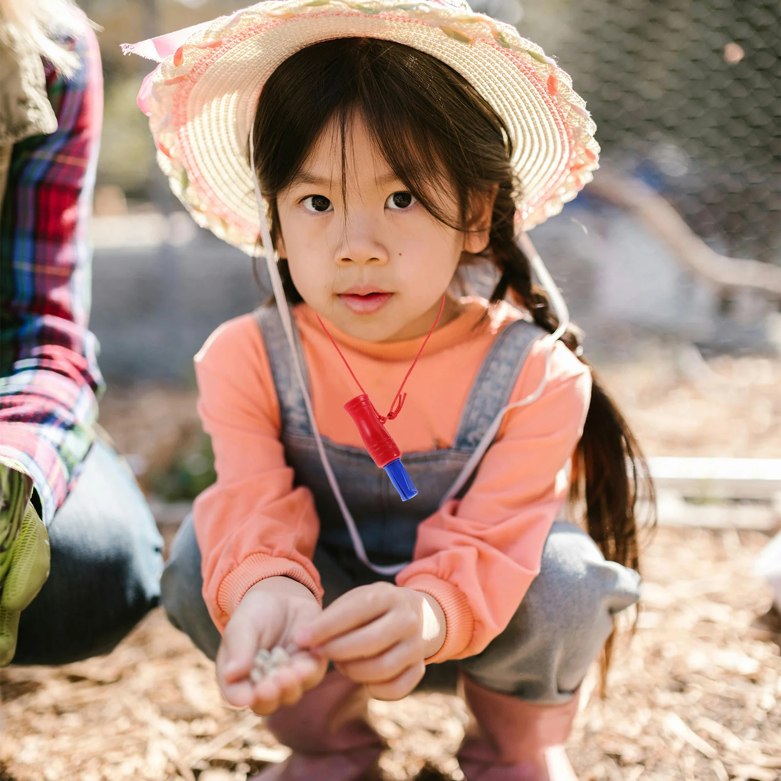 Imitatie Duck Call Whistle Luid realistisch geluid voor de jacht Watervogels Lichtgewicht compact ontwerp met nekkoord