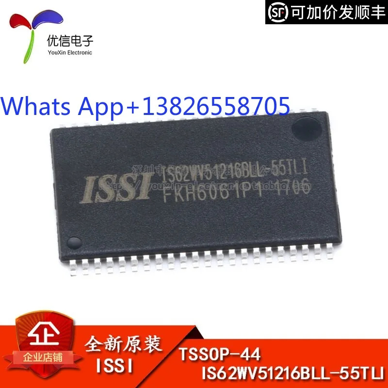 Original and genuine, patch IS62WV51216BLL-55TLI TSSOP-44 RAM memory chip