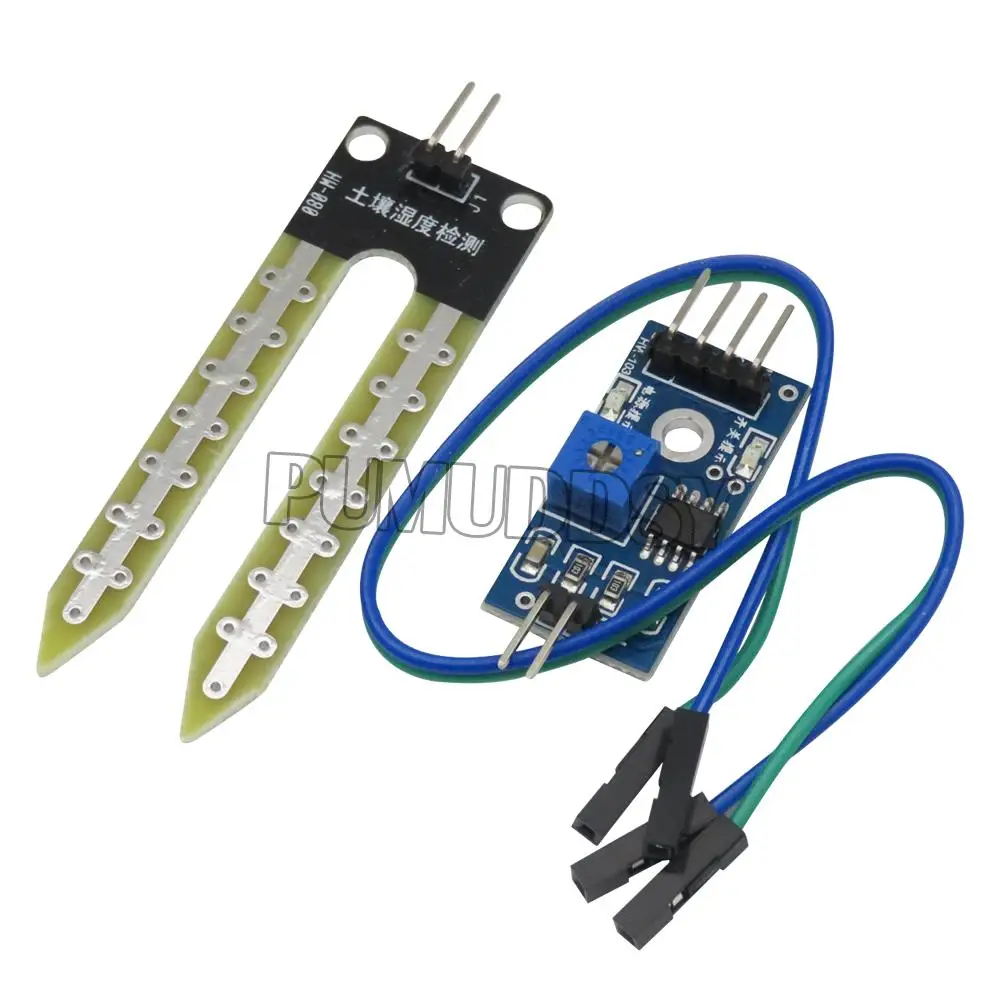 Picture 5: Soil Moisture Hygrometer Detection Humidity Sensor Module For Arduino Development Board DIY Robot Smart Car
