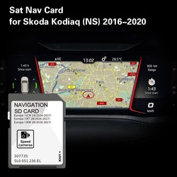 Navigation SD Card for Skoda Karoq 2017 2018 2019 2020 Car Map Cover Europe England Romania Serbia Spain Sweden Switzerland