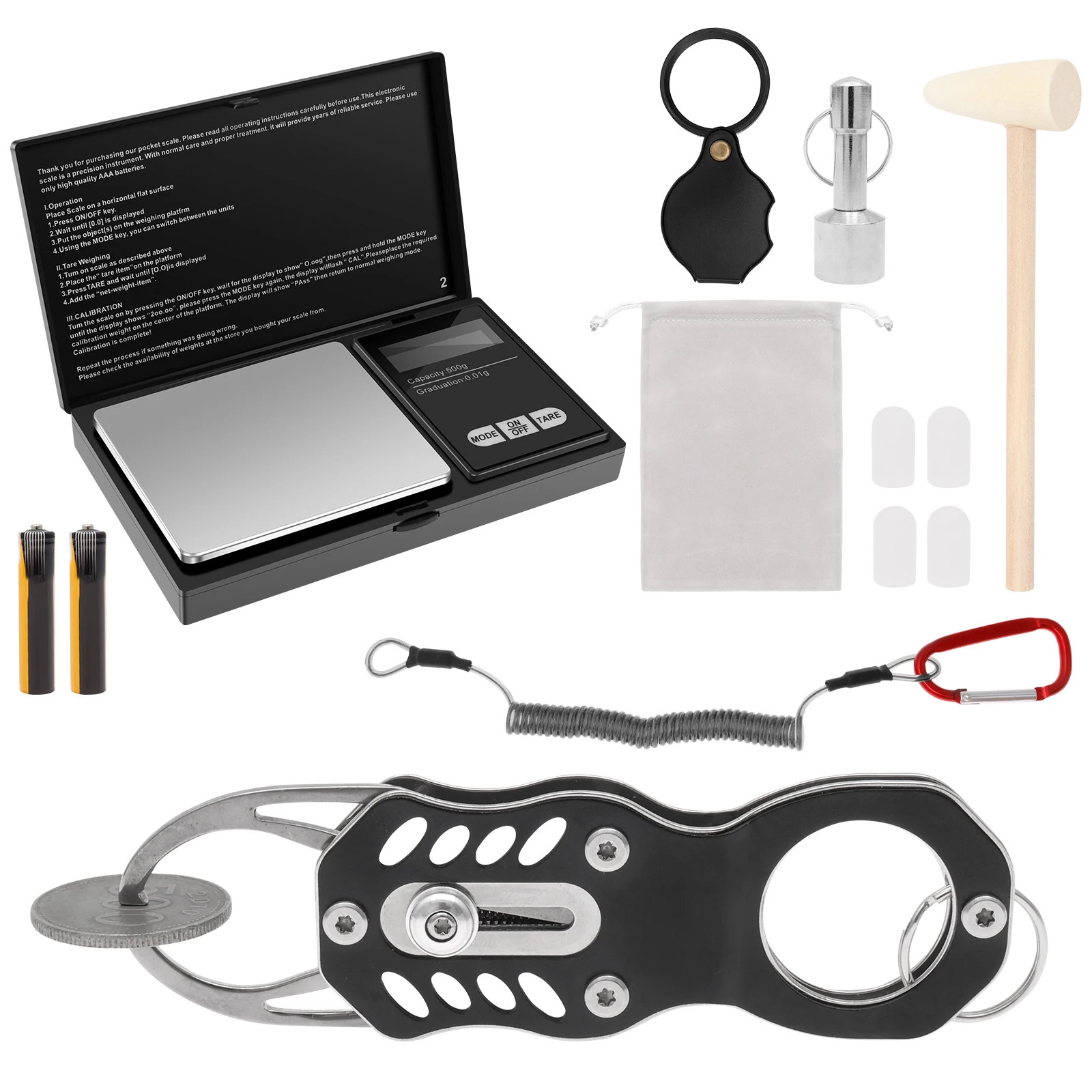 

Pocket Gram Scale 500g/0.01g High Precision Digital Pocket Scale Units Conversion for Weighing Gold Silver Jewelry for Jewelers